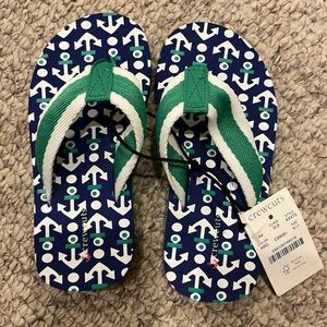 Jcrew Crewcuts boys flip flop sandals